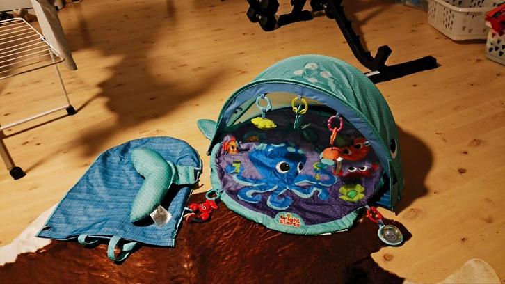 Bright Starts baby Speelkleed/Tentje - Perfect voor buiten!, Kinderen en Baby's, Speelgoed | Speelkleden, Zo goed als nieuw, Ophalen