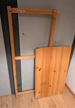 Ivar zijpanelen, plank en metalen kruis (50cm diep), Ophalen, Gebruikt