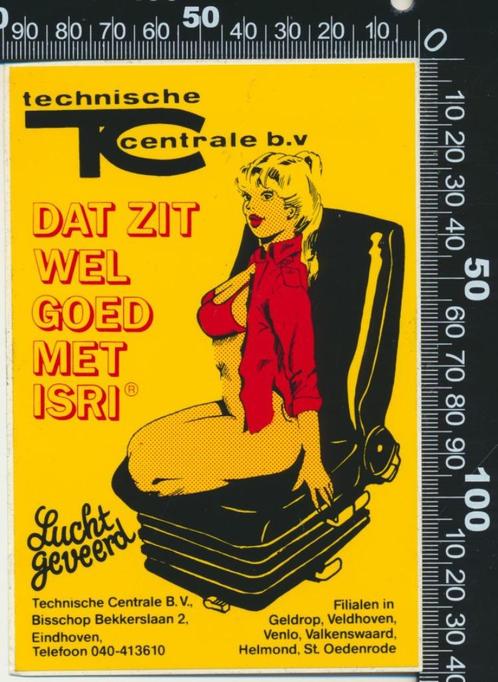 Sticker: Sticker: Technische Centrale - Eindhoven, Verzamelen, Stickers, Zo goed als nieuw, Bedrijf of Vereniging, Ophalen of Verzenden