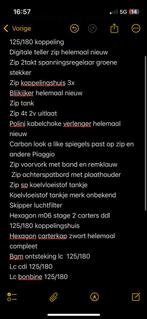Zip onderdelen, Fietsen en Brommers, Brommeronderdelen | Scooters, Ophalen of Verzenden, Zo goed als nieuw, Overige typen, Piaggio