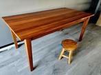 Eettafel massief kersenhout, Huis en Inrichting, Tafels | Eettafels, Ophalen, 50 tot 100 cm, Zo goed als nieuw, Vijf personen of meer