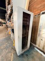 Serverkast 19 inch met glazen deur, Ophalen, Gebruikt, Glas, Plaatstaal