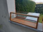 Vintage toonbank vitrine van Esme Groningen, Ophalen, Met plank(en), Gebruikt, Glas