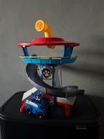 Paw Patrol Uitkijktoren met Chase auto, Ophalen of Verzenden, Gebruikt, Jongen of Meisje