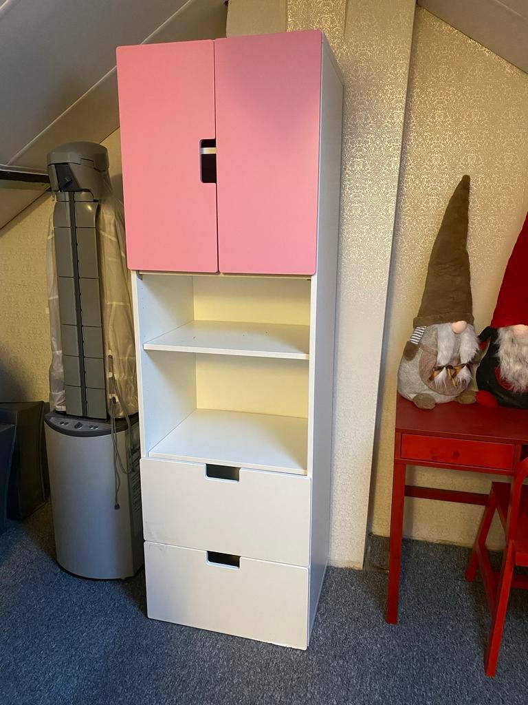 IKEA STUVA Kastcombinatie - Roze/Wit Kinderkast, Kinderen en Baby's, Kinderkamer | Commodes en Kasten, Ophalen, Gebruikt, 105 cm of meer