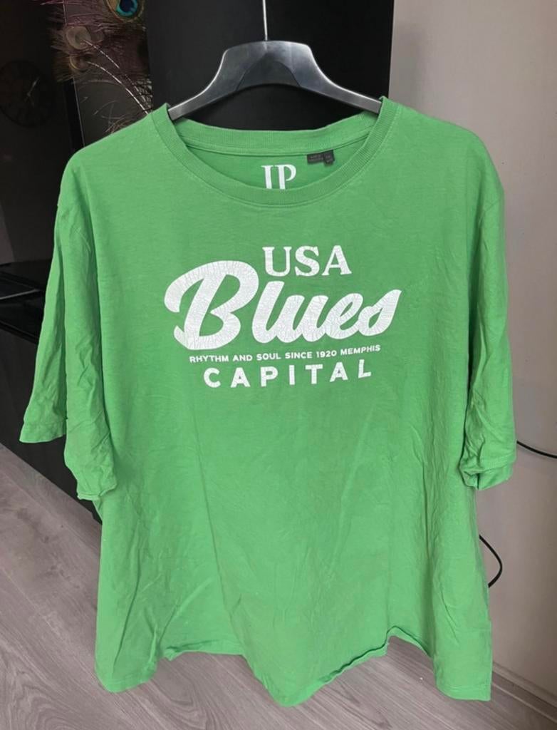 Appelgroen T-shirt JP USA Blues Capital 7XL, Ophalen of Verzenden, Gedragen, Maat 56/58 (XL), Groen