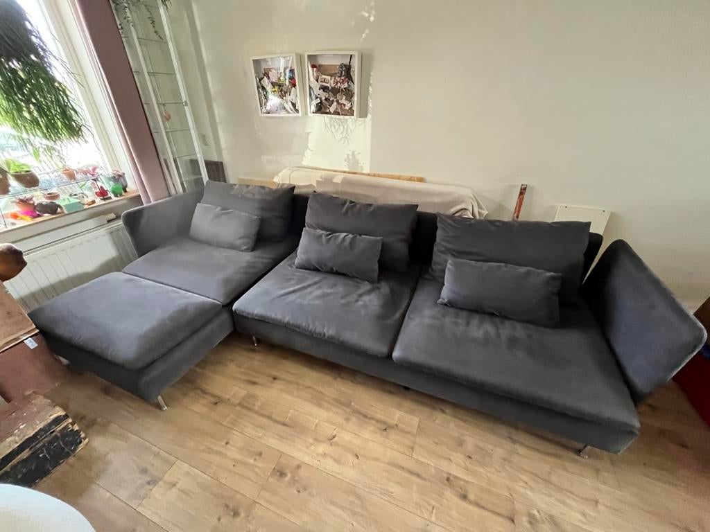 IKEA Soderhamn 3-zitsbank met chaise longue, Huis en Inrichting, Banken | Sofa's en Chaises Longues, Ophalen, 250 tot 300 cm, Gebruikt