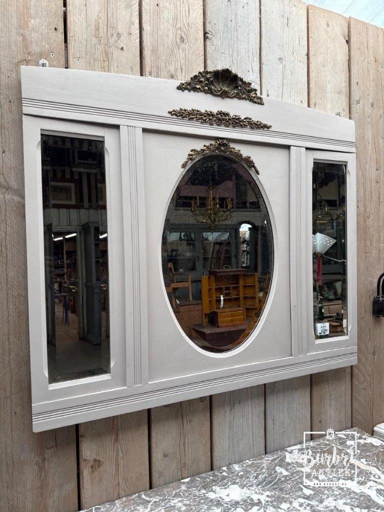 antieke spiegel, Ophalen, Gebruikt, 100 tot 125 cm, Minder dan 100 cm