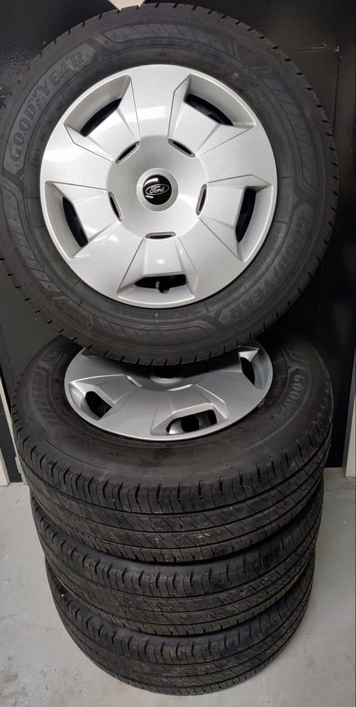 Set nieuwe banden Ford TransitCustom op nieuwe stalen velgen, Auto-onderdelen, Banden en Velgen, Ophalen, 16 inch, Banden en Velgen
