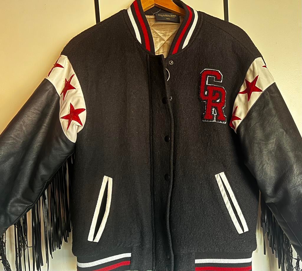 Colourful Rebel jacket College bomber jacket, Kleding | Dames, Jassen | Winter, Ophalen of Verzenden, Gedragen, Maat 36 (S), Zwart