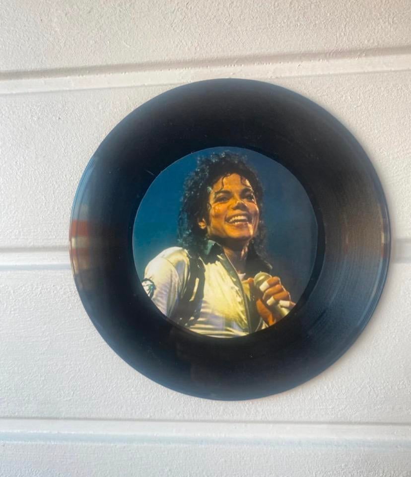 ( michael jackson ) muurdecoratie/single vinyl, Cd's en Dvd's, Vinyl Singles, Nieuw in verpakking, Single, Pop, Verzenden
