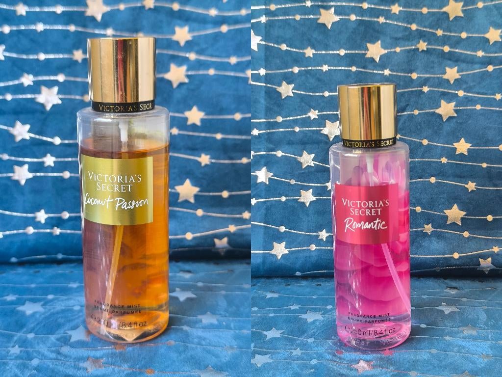 Victoria’s Secret Coconut Passion en Romantic Body Mist, Ophalen of Verzenden, Gebruikt