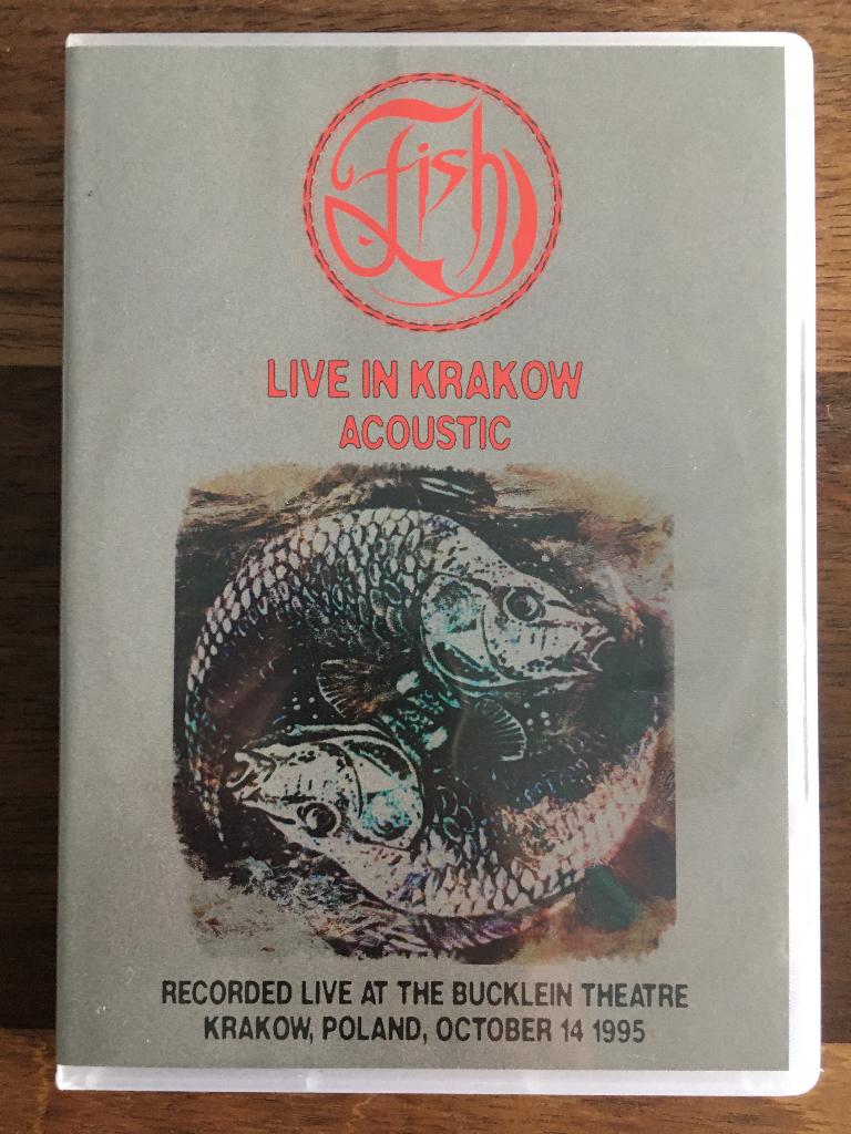 Dvd+Cd Set Fish Live In Krakow Acoustic 1995 ( Marillion ), Alle leeftijden, Ophalen of Verzenden, Zo goed als nieuw, Muziek en Concerten