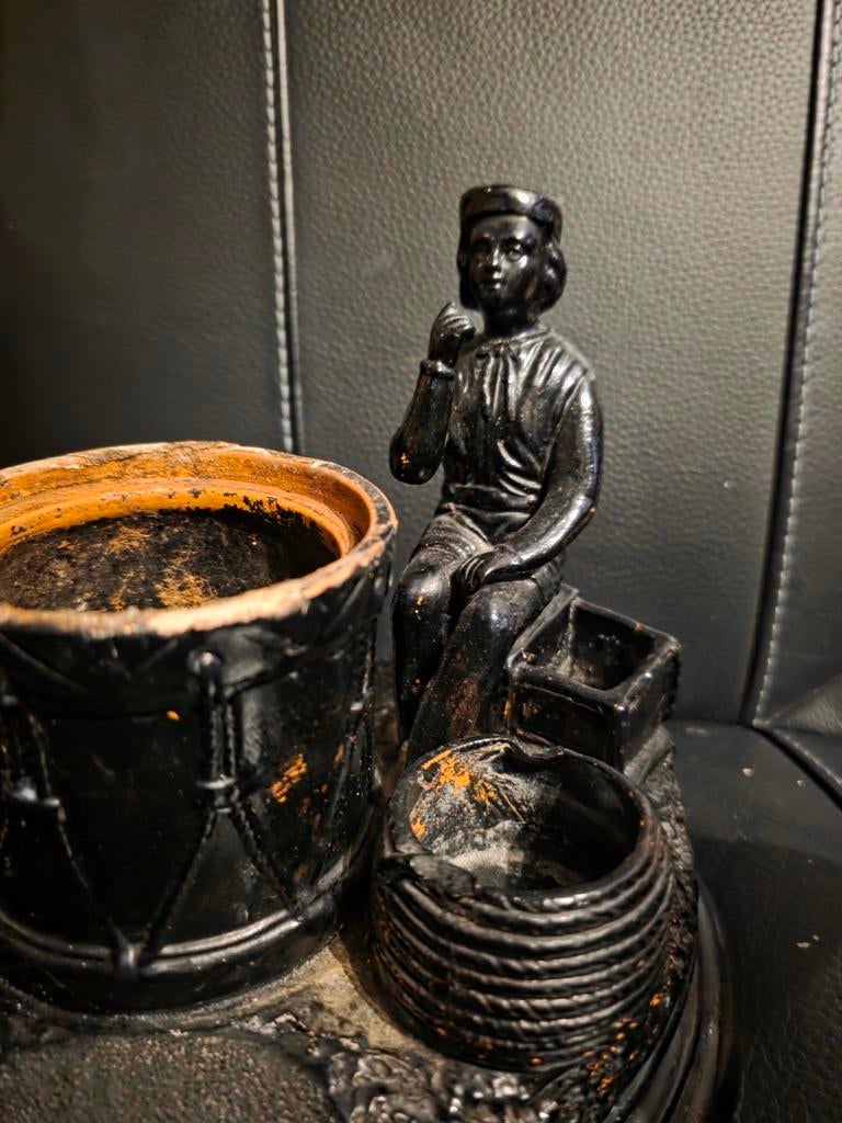 Antiek steengoed tabakspot, Ophalen of Verzenden