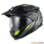 Nexx X.LIFECOUNTRY Terra Systeemhelm, Grijs-Fluor, Ophalen of Verzenden, Nieuw met kaartje