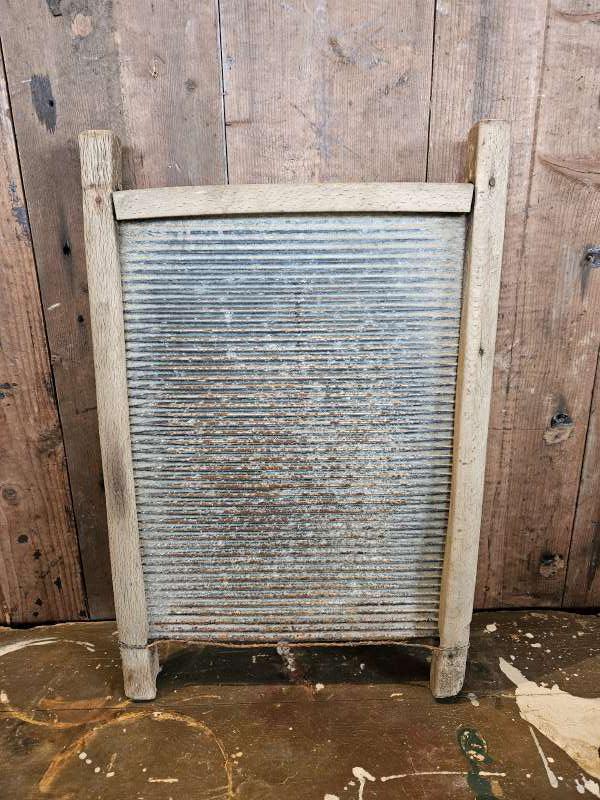 oud wasbord ``WOONWINKEL RUSTIEK``, Antiek en Kunst, Curiosa en Brocante, Ophalen of Verzenden