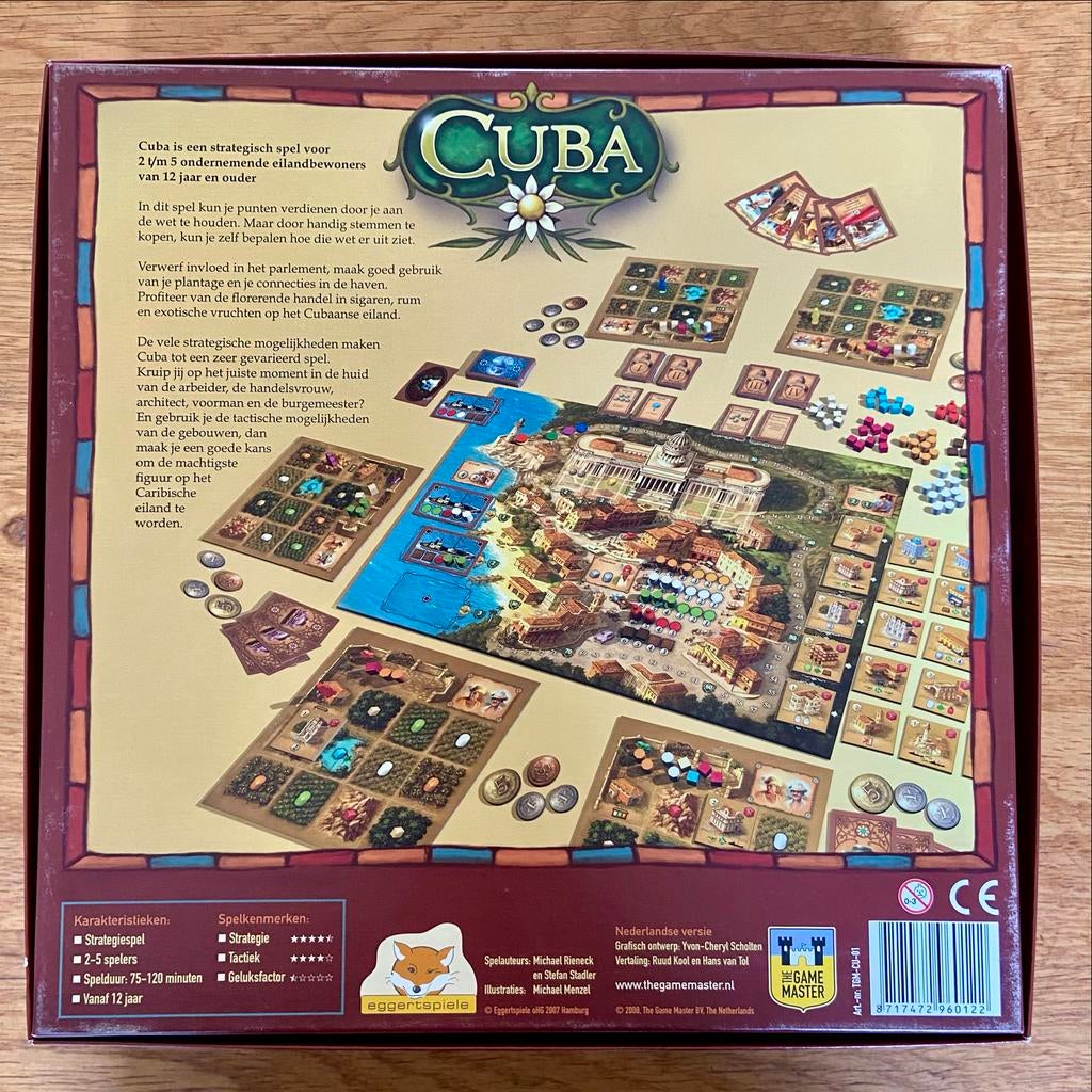 Bordspel Cuba - Compleet en zo goed als nieuw, Hobby en Vrije tijd, Gezelschapsspellen | Bordspellen, Drie of vier spelers, Ophalen of Verzenden