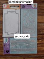 Slimline snijmallen voor kaarten maken en scrapbooking, Ophalen of Verzenden, Zo goed als nieuw, Overige thema's, Pons of Mal
