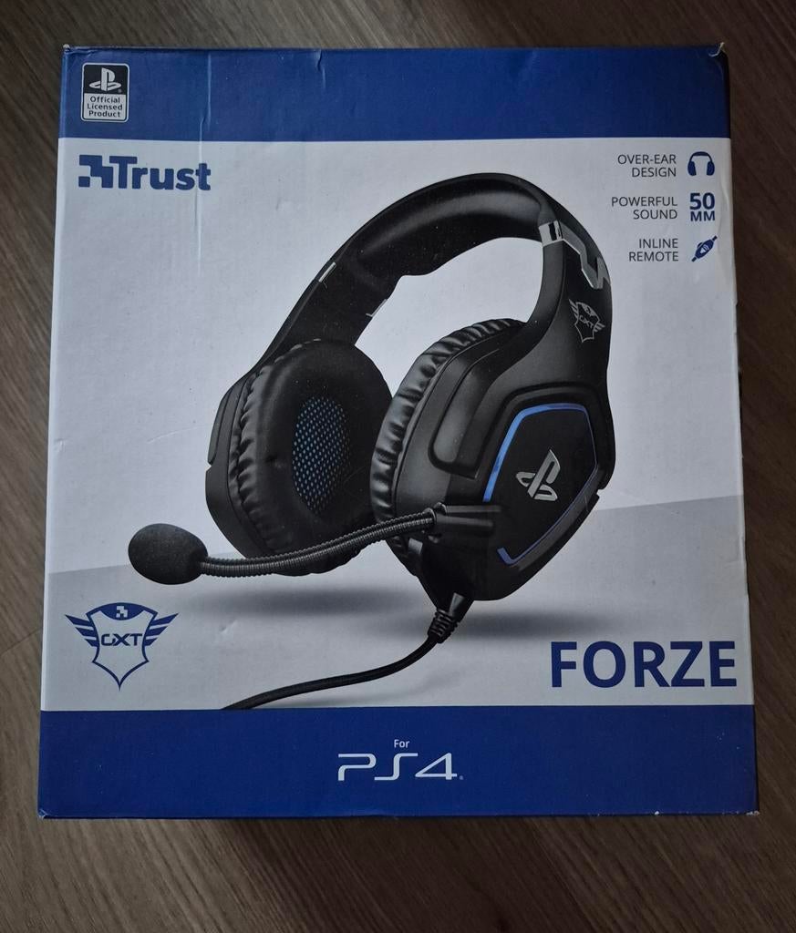 Forze Gaming Headset voor PS4, Ophalen of Verzenden, Zo goed als nieuw, Overige typen, PlayStation 4