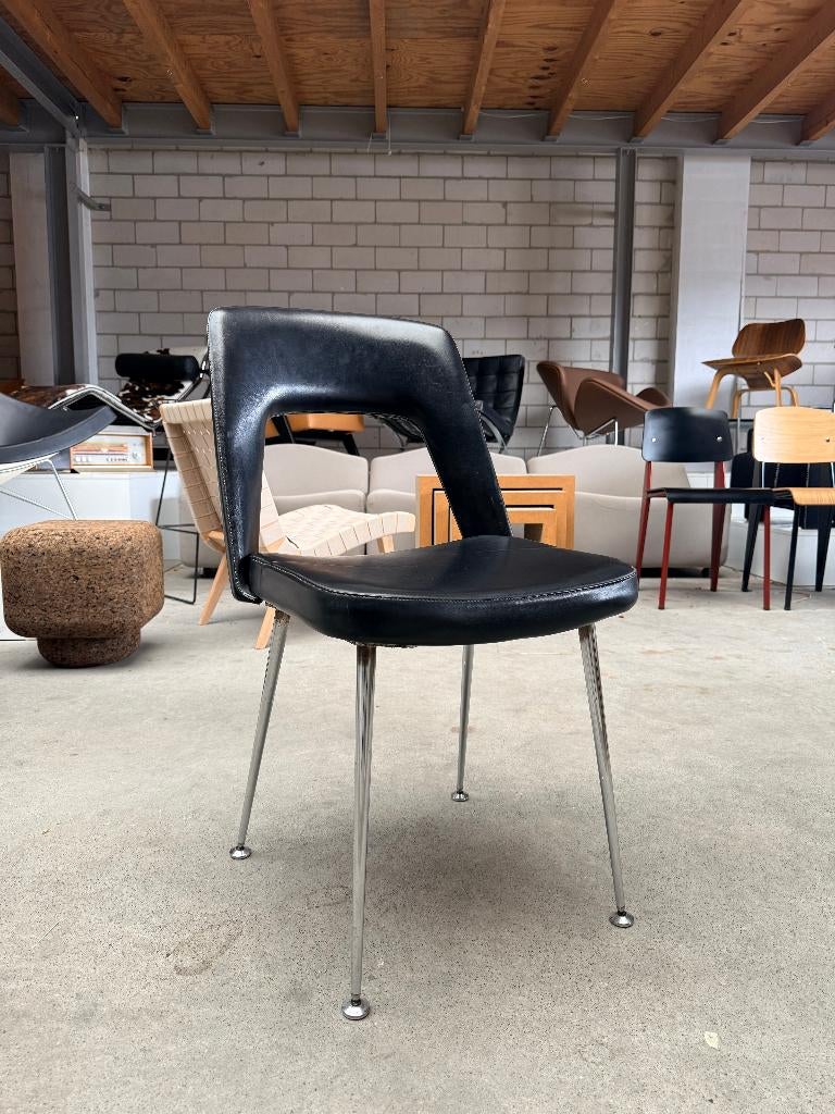Vintage Unimob chair, Ophalen, Gebruikt, Zwart, Vintage