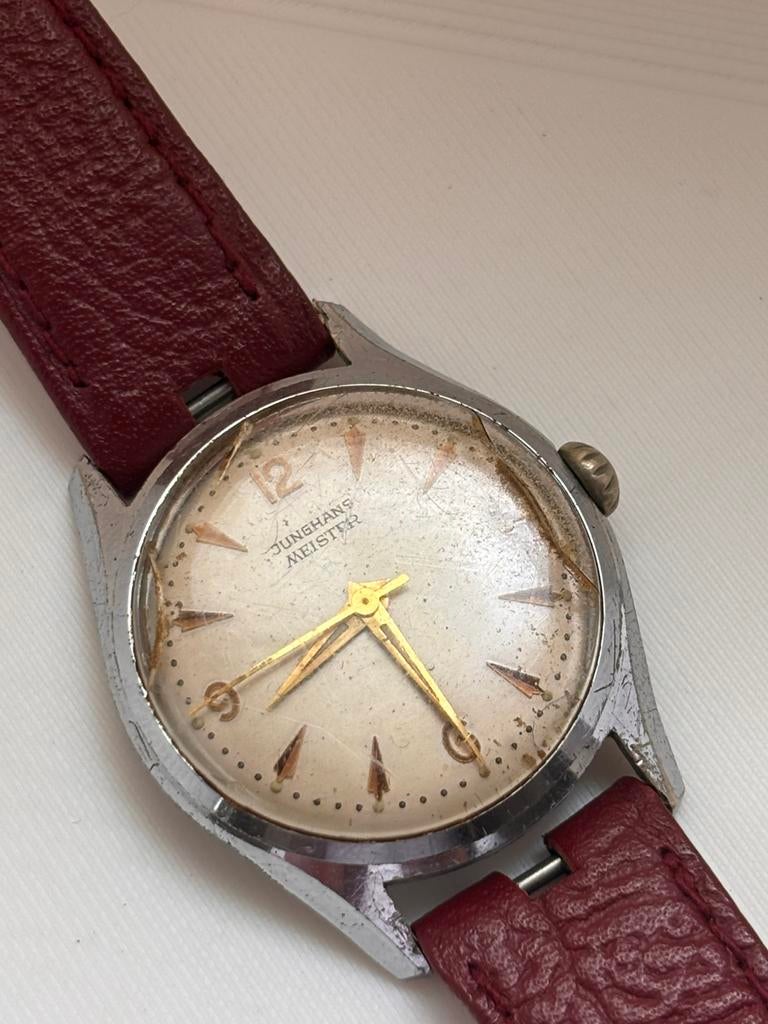 Junghans Meister, Ophalen of Verzenden, Staal, Overige merken, 1960 of later