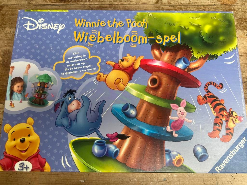 Winnie the Pooh Wiebelboom-Spel, Een of twee spelers, Ophalen of Verzenden, Gebruikt