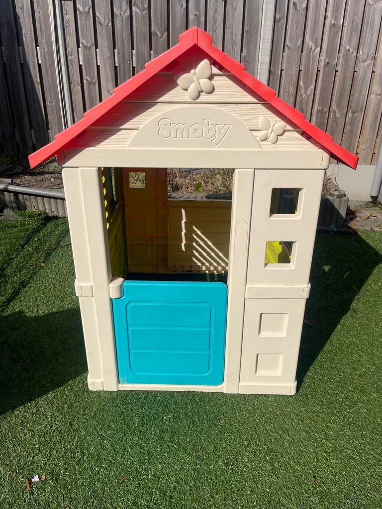 Smoby speelgoedhuisje, Kinderen en Baby's, Speelgoed | Buiten | Speelhuisjes, Zo goed als nieuw, Kunststof, Ophalen