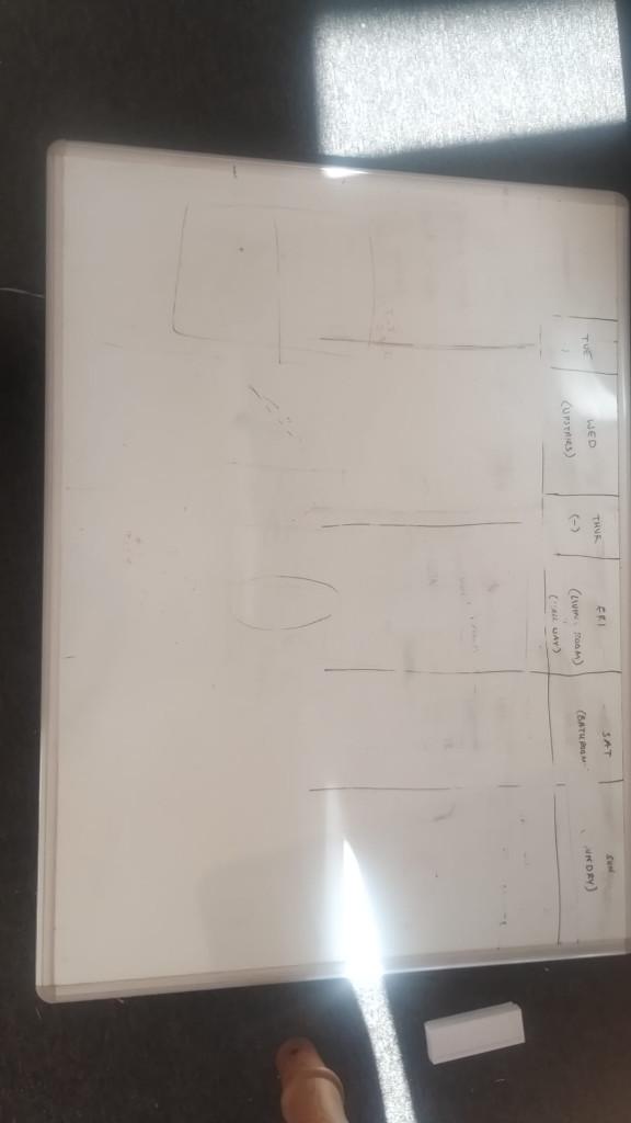 whiteboard, Ophalen, Gebruikt, Whiteboard