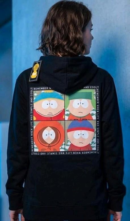 South Park Difuzed Zip Hoodie  - Size M - unissex, Kleding | Heren, Maat 48/50 (M), Zwart, Nieuw, Ophalen of Verzenden
