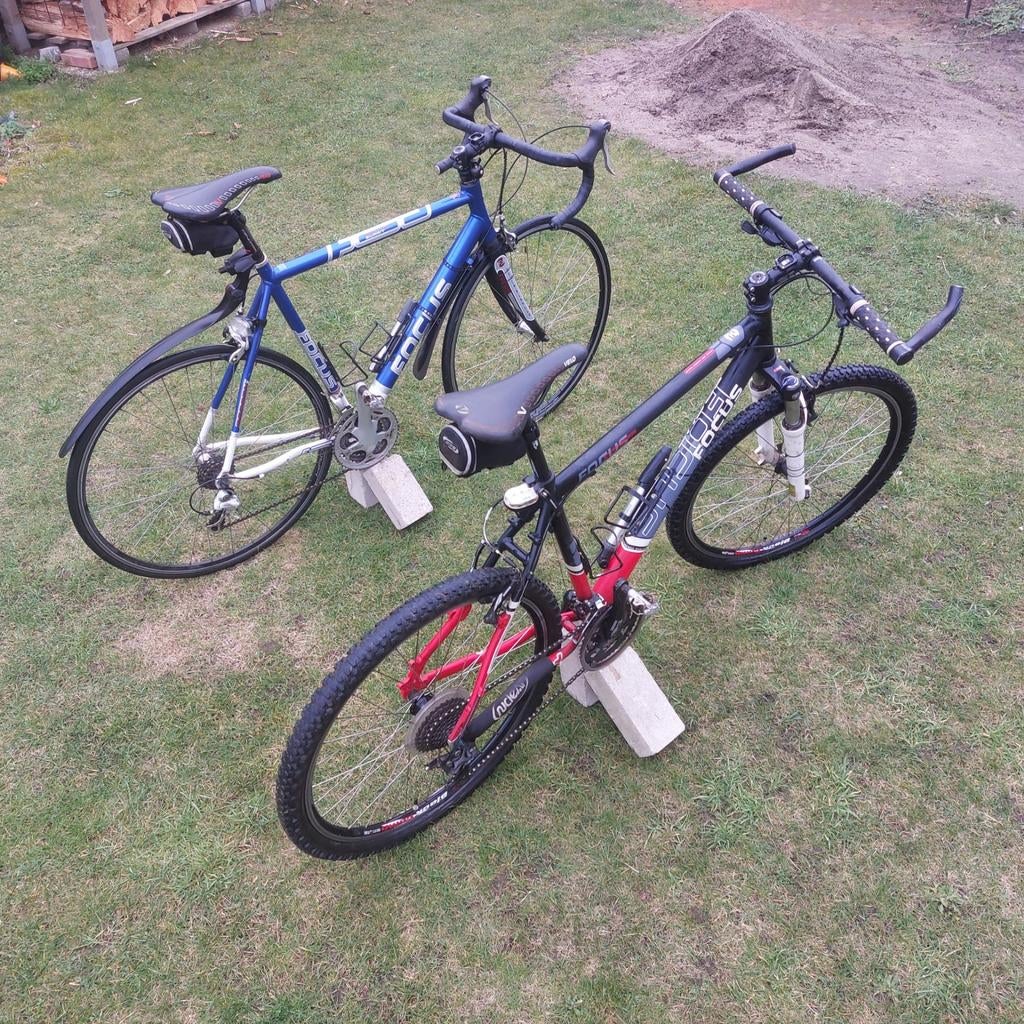 Racefiets en mountainbike., Fietsen en Brommers, Fietsen | Racefietsen, Overige merken, Gebruikt, Aluminium, Ophalen of Verzenden