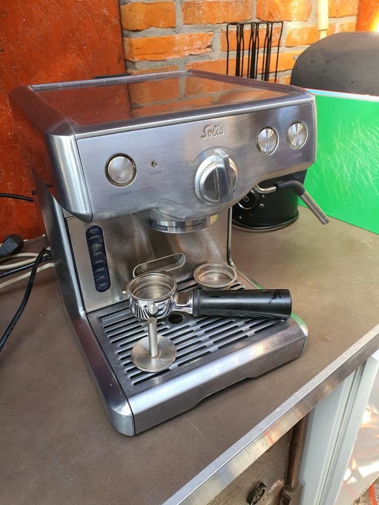 Solis Typ 110 Espressomachine - Zo goed als nieuw, Witgoed en Apparatuur, Koffiezetapparaten, Zo goed als nieuw, Gemalen koffie
