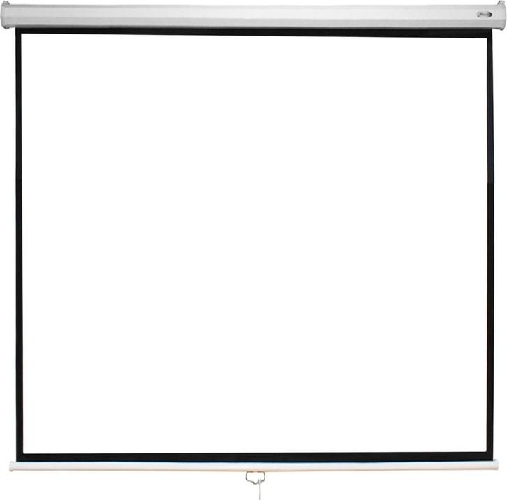 Oprolbaar projectiescherm 203 x 152 cm, Audio, Tv en Foto, Projectieschermen, Nieuw, Handmatig, Ophalen
