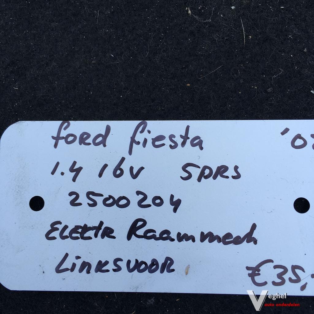 Ford Fiesta 1.4 16v 5drs  2002 2500204 Elektr Raammechanisme