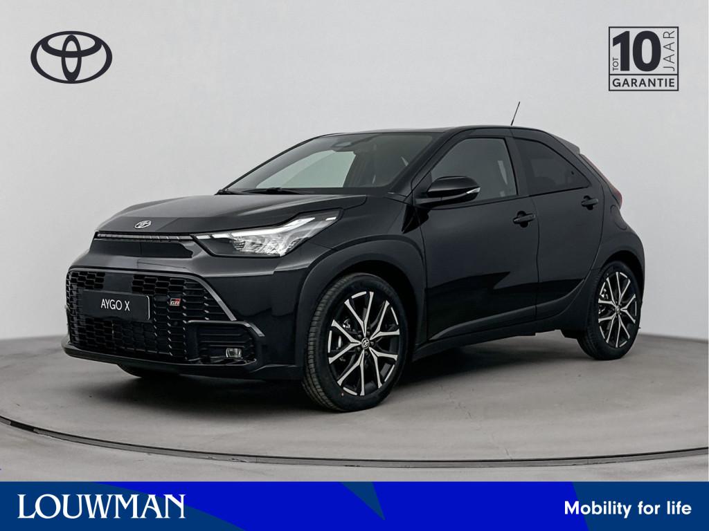 Toyota Aygo X Hybrid 115 GR Sport Incl. Premie (bj 2026), 12 maanden, Zwart, 4 stoelen, 116 pk