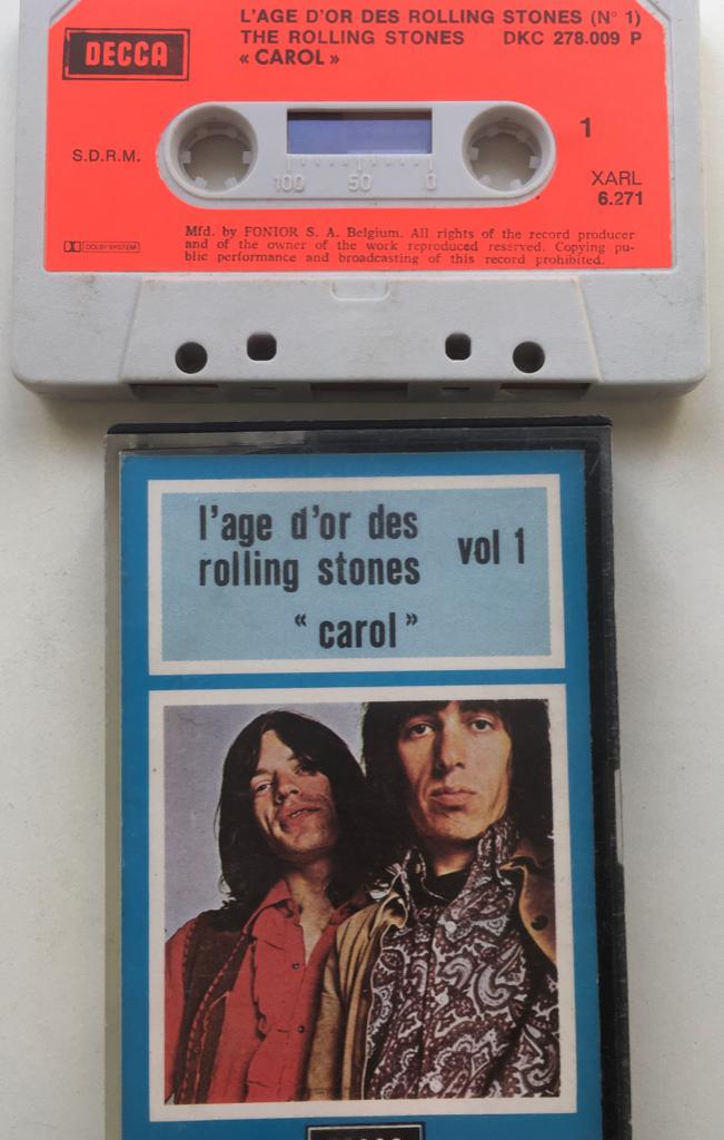 MP550  Rolling Stones L”age d”or  9 cassette tapes FR70 €175, 2 t/m 25 bandjes, Ophalen of Verzenden, Zo goed als nieuw, Origineel