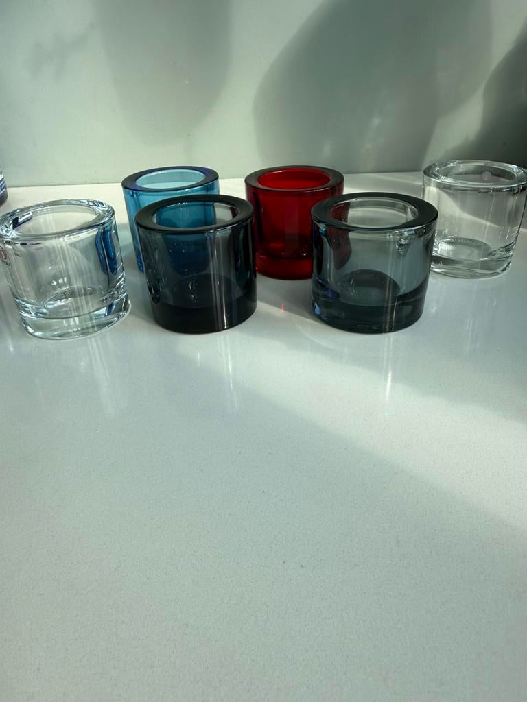 Iittala Kivi waxinelichthouders, Ophalen of Verzenden, Zo goed als nieuw, Overige materialen, Minder dan 25 cm