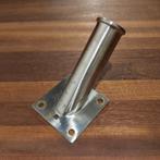 Vlaggenstokhouder/vlaggenhouder van rvs - zo goed als nieuw!, Diversen, Vlaggen en Wimpels, Ophalen of Verzenden, Zo goed als nieuw