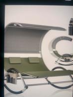 Luxe ligstoel met zonnescherm en bekerhouders, Tuin en Terras, Ligbedden, Ophalen of Verzenden, Zo goed als nieuw, Metaal