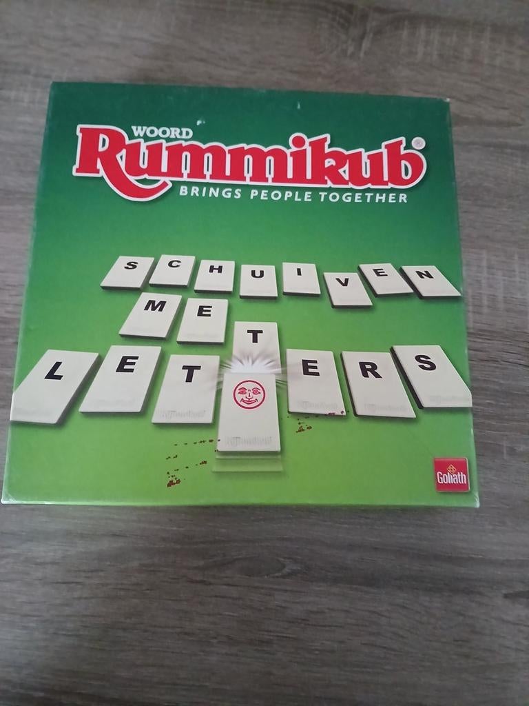 Woord Rummikub, Hobby en Vrije tijd, Gezelschapsspellen | Overige, Ophalen of Verzenden