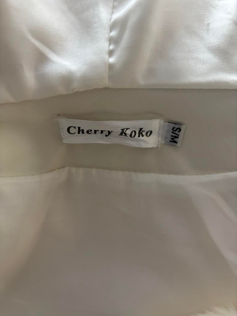 Cherry Koko Crèmekleurig Faux Fur Gilet Maat S/M, Kleding | Dames, Bodywarmers, Ophalen of Verzenden, Zo goed als nieuw, Maat 36 (S)
