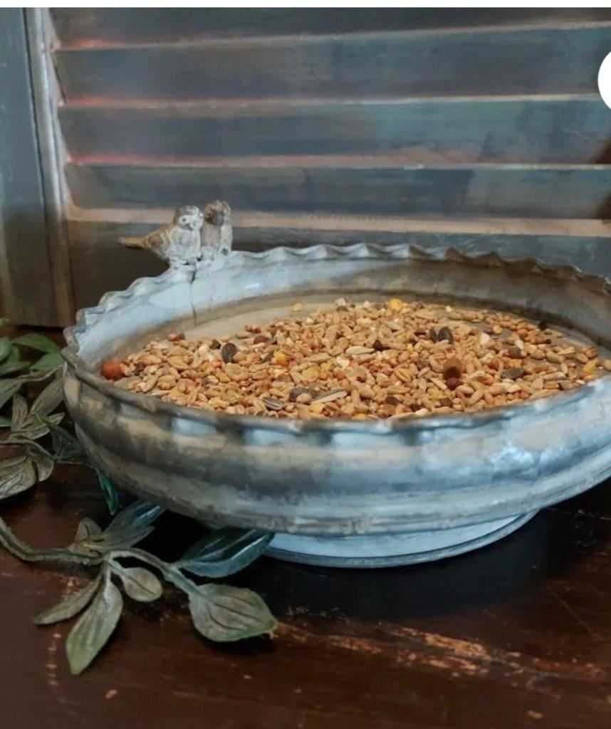 Countryfield voederschaal  nieuw voor vogels van zink, Tuin en Terras, Vogelhuisjes en Vogelbaden, Ophalen of Verzenden, Nieuw
