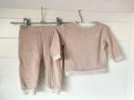Feetje Schattige pyjama baby set maat 68 beige wafel, Ophalen of Verzenden, Zo goed als nieuw, Maat 68