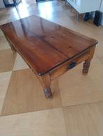 Salontafel hout antiek met laden, Huis en Inrichting, Tafels | Salontafels, Ophalen, 100 tot 150 cm, 50 tot 100 cm, Zo goed als nieuw
