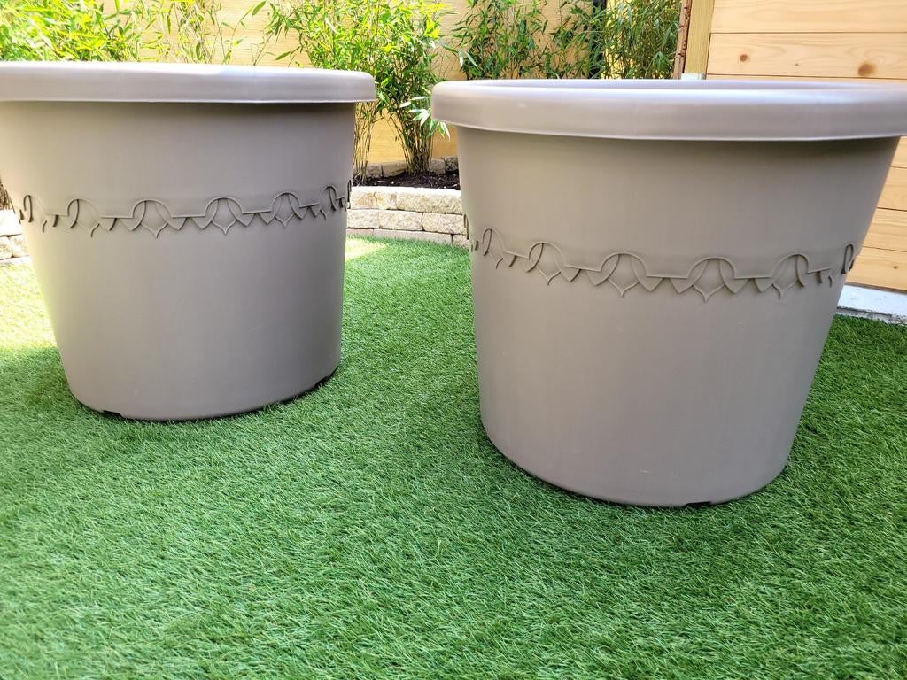 Bloempotten, Tuin en Terras, Bloempotten, Ophalen, Kunststof, Gebruikt, 40 cm of meer