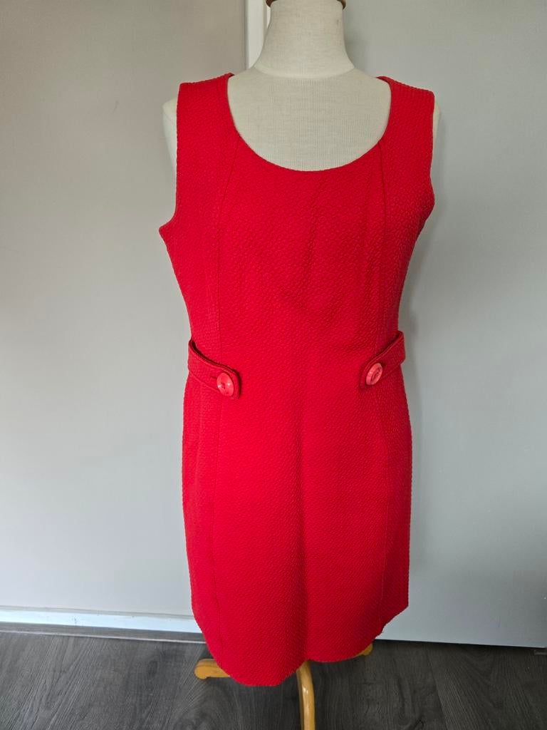 Caroline Biss zomerjurk maat 42, Ophalen of Verzenden, Zo goed als nieuw, Maat 42/44 (L), Rood