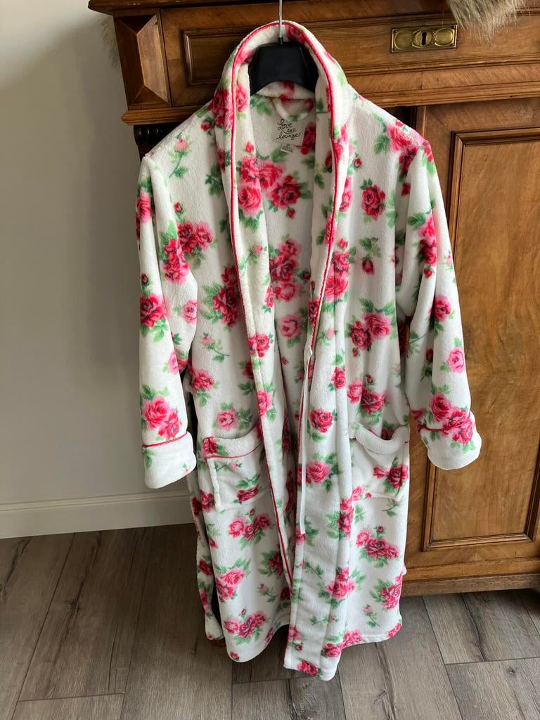 Primark ochtendjas duster badjas rozen, Ophalen of Verzenden, Zo goed als nieuw