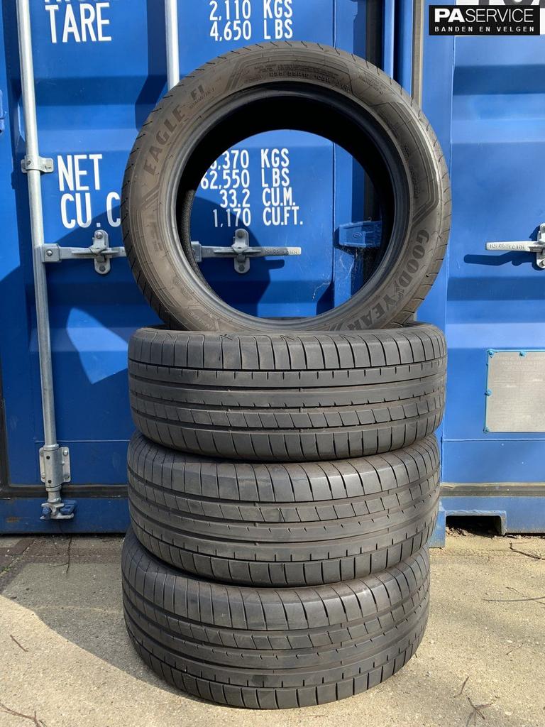 4x Goodyear 235 55 19 Zomerbanden 6 en 5,8 mm, 19 inch, Gebruikt, -, -