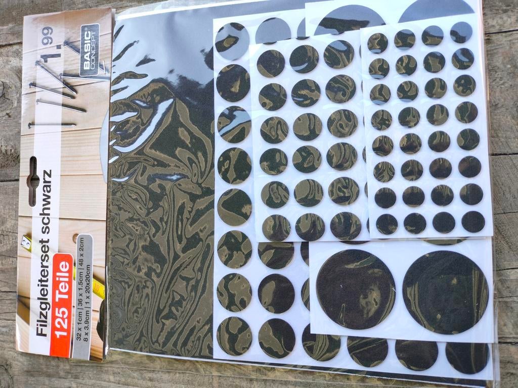 Viltjes 125 stuks, Ophalen of Verzenden, Nieuw