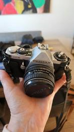 Asahi Pentax ME Analoge Spiegelreflex Camera + 2 Lenzen, Ophalen of Verzenden