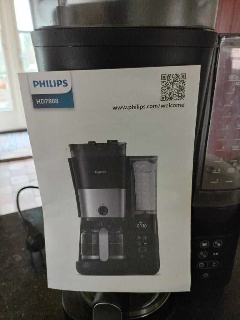 Koffiezetapparaat Philips HD 7888, Witgoed en Apparatuur, Koffiezetapparaten, Afneembaar waterreservoir, Koffiemachine, Ophalen of Verzenden